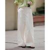Women's Pleated Straight-Leg Casual Pants