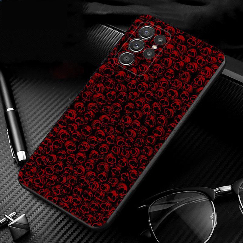 

Phone Case For Samsung Galaxy S25 S24 S23 S22 S21 Ultra S24 S23 S22 S21 S25 Plus S24 S25 FE Skull S21