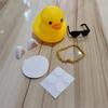 Car Duck Car Rubber Dashboard Decorations Ornament Yellow Duck With Mini Swim Ring Sun Cowboy Hat Necklace For Rubber Duck