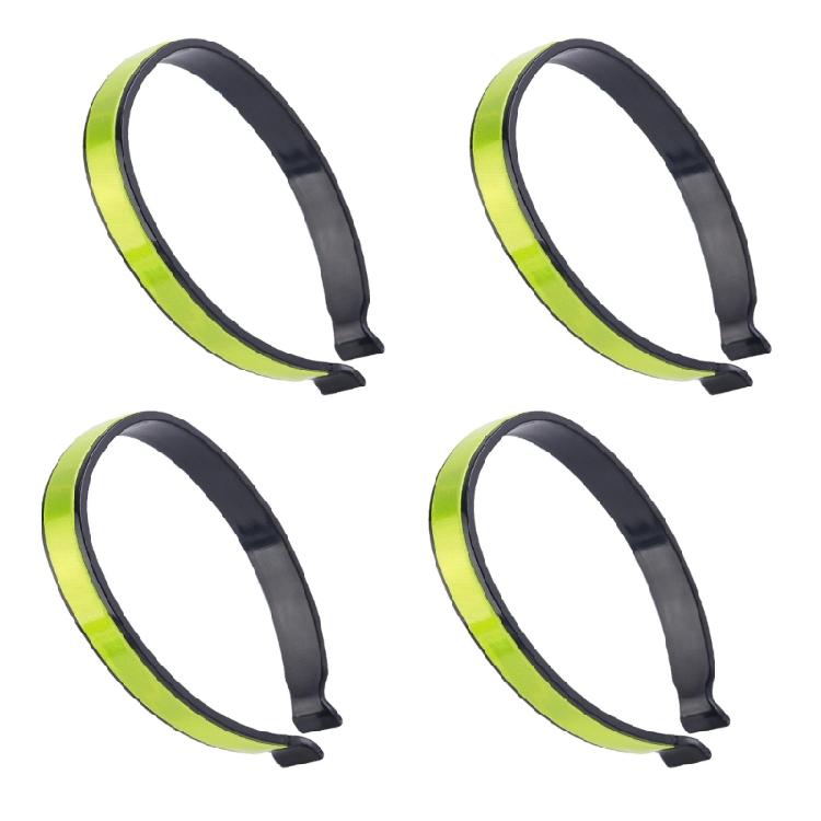 4Pcs Reflective Cycling Trousers Clip Safety Bicycles Ankle Band Pant Leg Cuffs Wrap Clip Reflective Cycling Pant Clip 1