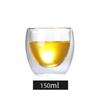 Shangqi Egg-Shaped Double-Wall Glass Cups Set