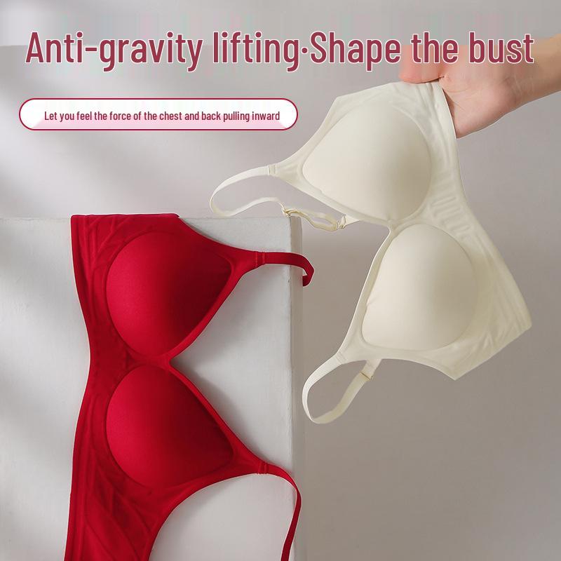Damen Nahtloser Dünner Push-Up Jelly BH - Anti-Erschlaffung, Bequem, Bügellos, für Kleine Brust, Sommerstil (Modell 3006)