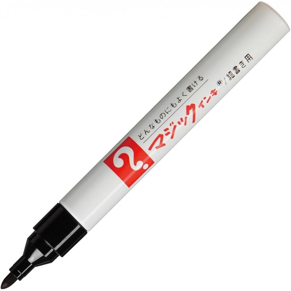 Teranishi Chemical Magic Ink  Permanent Pen  No. 500  Fine Writing  Medium  Black  6 Pcs  M500 T1 6p Single Item