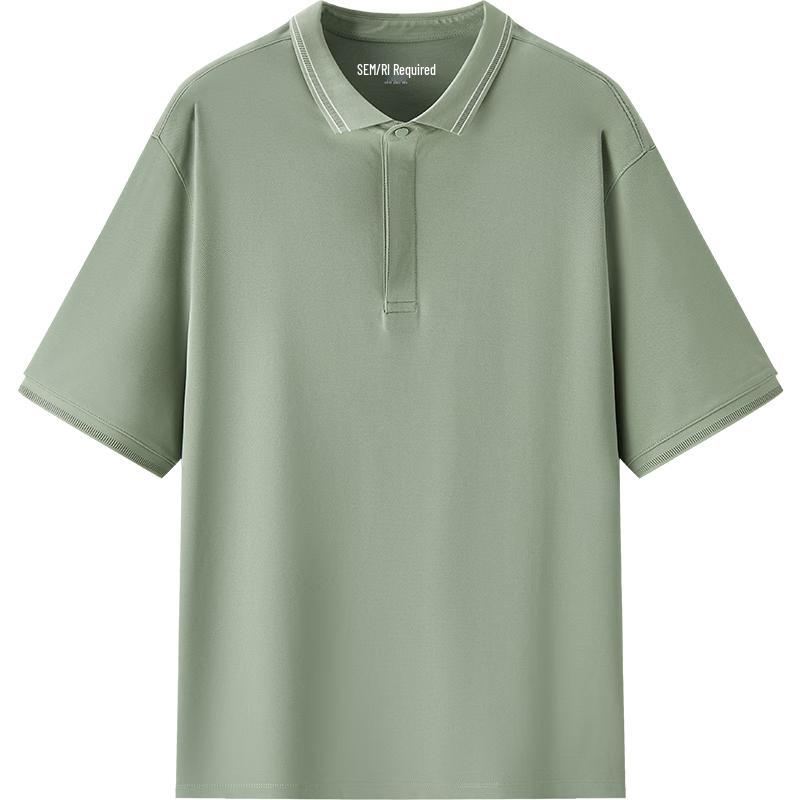 Semir Men s Silk Blend Short Sleeve Polo Shirt S