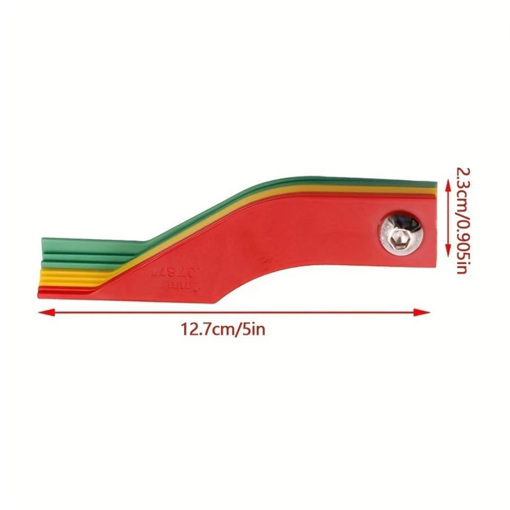 2 Pcs Brake Lining Thickness Gauge Automotive Brake Pad Measuring Tool Disc and Drum Brake Lining Gauge Set Car Accessories