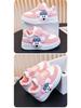 Kids' Low-Top Skate Shoes: Cotton-Padded, Fleece-Lined, Cartoon Design for Toddlers & Young Children