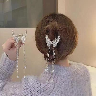 Elegante Schmetterling-Quasten-Haarnadel - Hochwertige Haarklammer für Damen