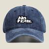 No Fear Bold Text Fashion Washed Baseball Cap Outdoor For Womens Unisex FeUnisex Beach Dad Hat Hip Hop