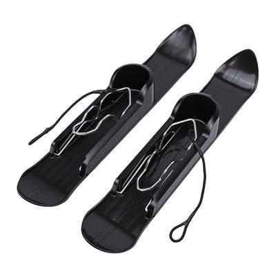 2 Pcs Stroller Skis Plastic Metal Pet Stroller Cart Snow Sled Board for Snowfield