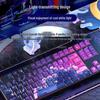 87-Key Cute Mechanical Keyboard, Wired Blue Switch, Personalized PBT for Gaming, Esports, Office, Creative Girls
