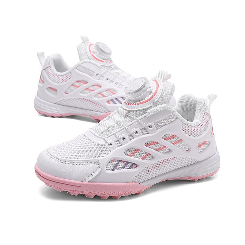New children's rotating buckle football training shoes TF broken nails boys and girls students training shoes