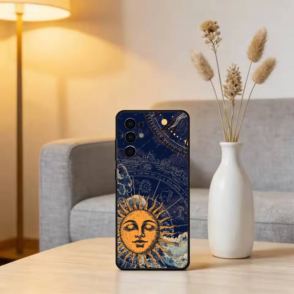 A-Astrology Star Signs Phone Case Black Silicone Soft For Samsung S25,S24,S21,S22,S23,S30,Ultra,S20,Plus,Fe,Lite