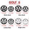 För VOLKSWAGEN VW 1 st Bil Original Ersättning Framgrillmärke Bagagelucka Baklucka Emblem Logotyp Dekor Tillbehör För VW MK6 GOLF 6 2