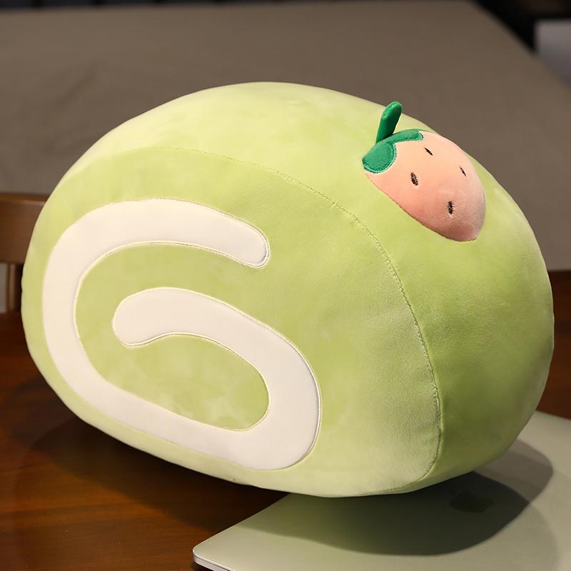 1PC 40cm Nice Simulation Fruit Cake Volume Plush Toy Pillow Office Waist Pad Sleeping Child Comforting Birthday Gift