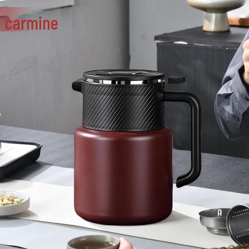 High-Grade Titanium Insulated Teapot, 1500ml, Stylish Design for Old White Tea Brewing