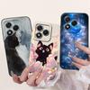 Für Honor 400 Lite Hülle ABR-NX1 Niedliche Katze Blumen Bemalte Abdeckung Stoßfeste Handyhülle Für Honor400 Lite Honor 400Lite Weiche Fundas