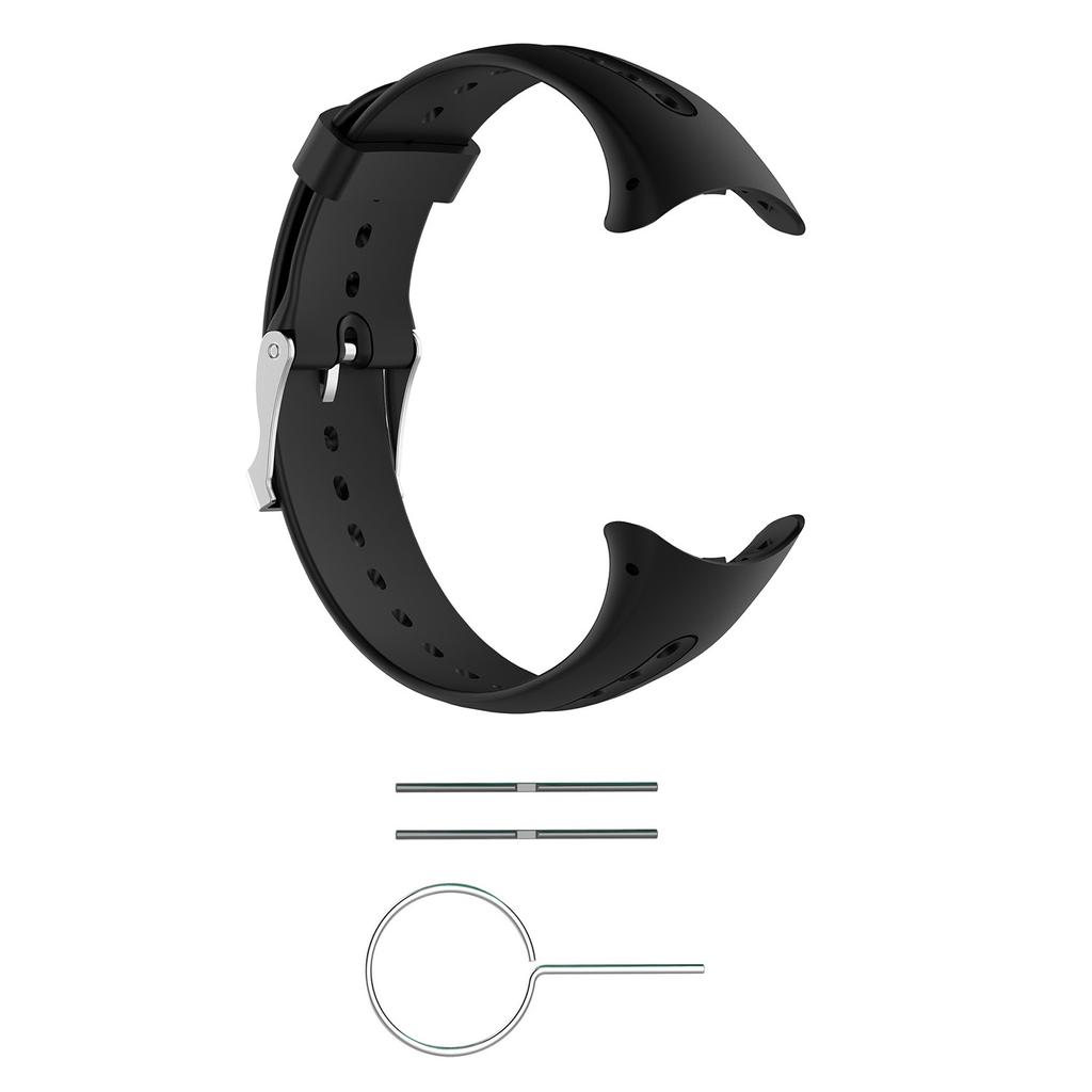 Black Strap For Garmin Swim Sport Watchband Soft Silicone Band Bracelet Accessories Correa