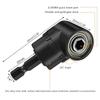 Drill Bit Holder 105° Right Angle Drill Adapter 1/4" Screwdriver Bit Holder Drill Bit Extension for Drill Accessory
