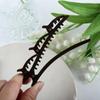 Design Female Korean Style Hairpin Braided Side Clip Teethed Duckbill Clip Women Hair Accessories