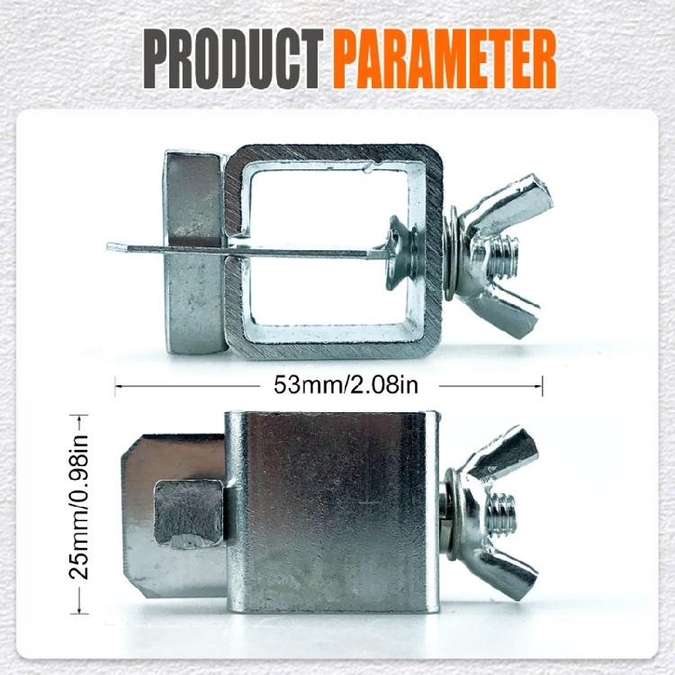 8 Stück Schweißklemmen für Stumpfschweißungen Kleine Schweißklemmen Karosserieblechklemmen zum Schweißen