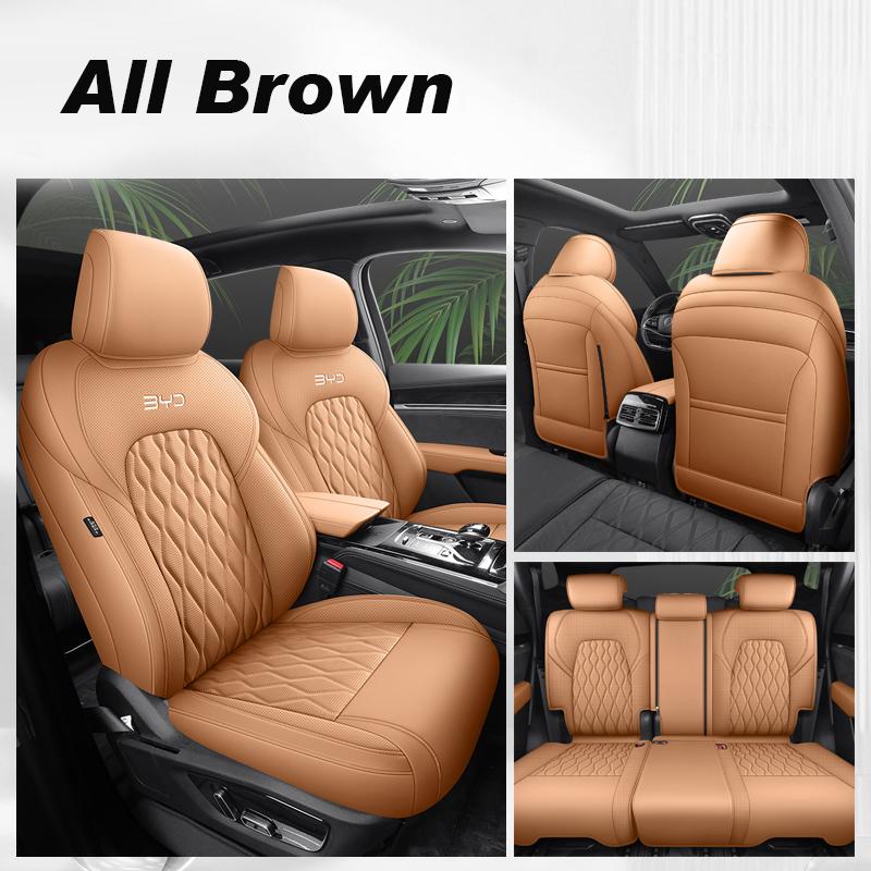 

Car Seat Cover Specific Customize for BYD Tang DMi DMP EV 5 6 7 Seats Full Covered with Front Middle and Rear Full Complete Set DMI