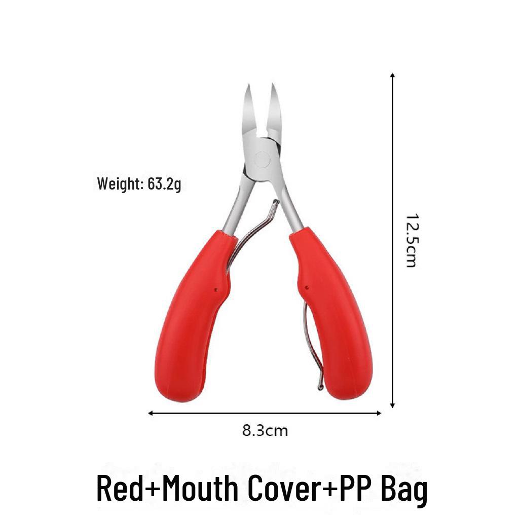 

Високоякісні сталеві щипці для нігтів з гачком та вигнутим носиком для врослого нігтя та кутикули