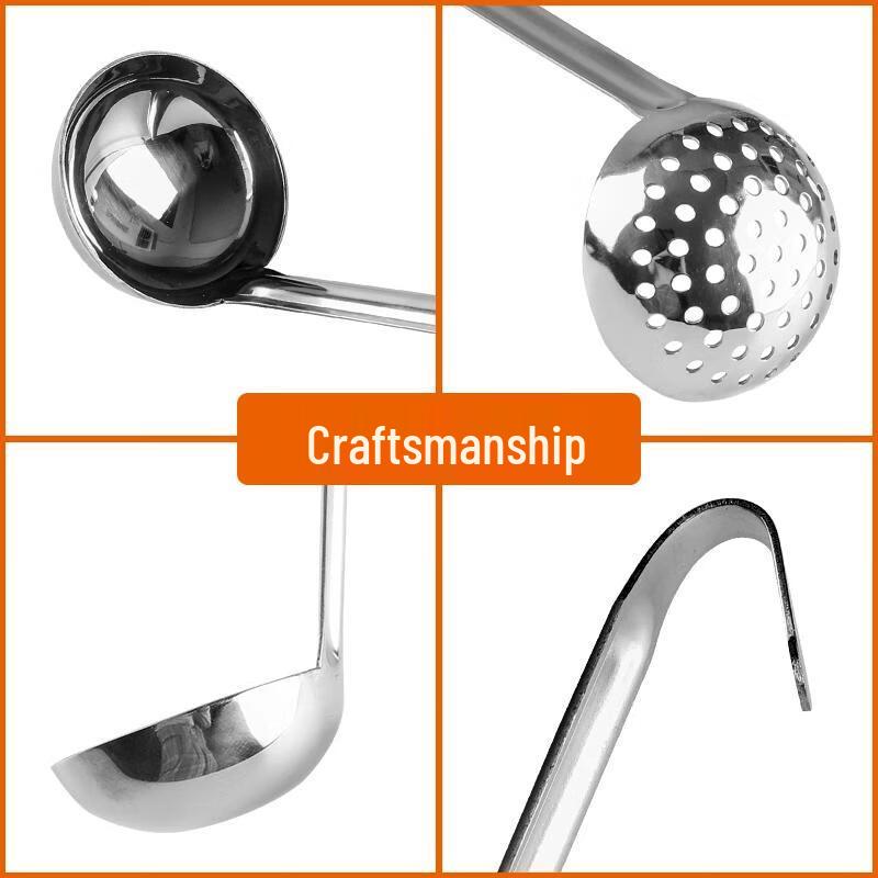 ZLIII Stainless Steel Long-Handle Skimmer with Hook