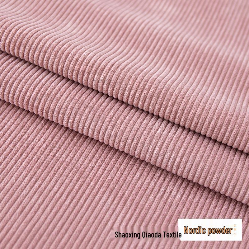 Corduroy 8-Wale Non-Stretch Fabric for Shirts, Jackets, Sofa Covers, Cotton Pants, and Toys.