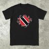 Casual T-Shirt Summer Trinidad And Tobago Flag Country Map Hip Hop T-Shirts  Cotton Tshirt for Men Aesthetic Top Tees
