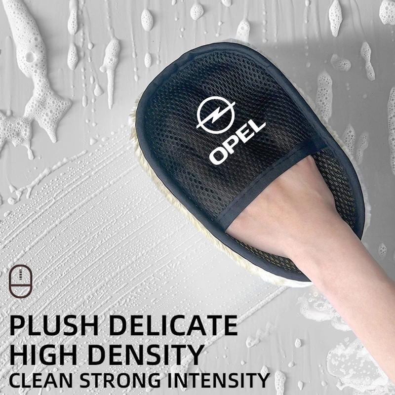 

Car Wash Glove Wool Soft Bristled Cleaning Brush Tools For Opel Mokka C Corsa D Zafira A Astra Insignia Adam Vectra H G J Antara