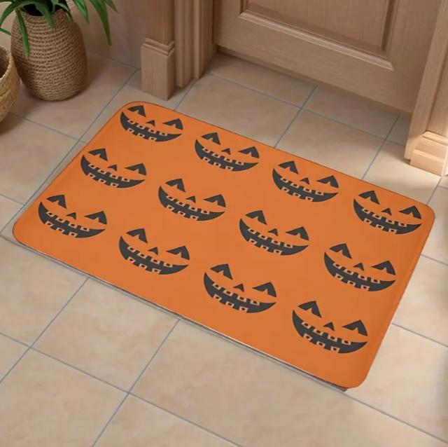 Halloween Welcome Doormat for Indoor and Outdoor Bedroom Use Suitable for Home Halloween Kitchen Home Holiday Entrance Mat Decor