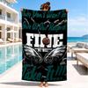 Asciugamano da Spiaggia Philadelphia Eagles Partita Notturna, Asciugatura Rapida, Facile da Curare, Adatto sia per il Fitness che per le Vacanze al Mare, Essenziale Sportivo