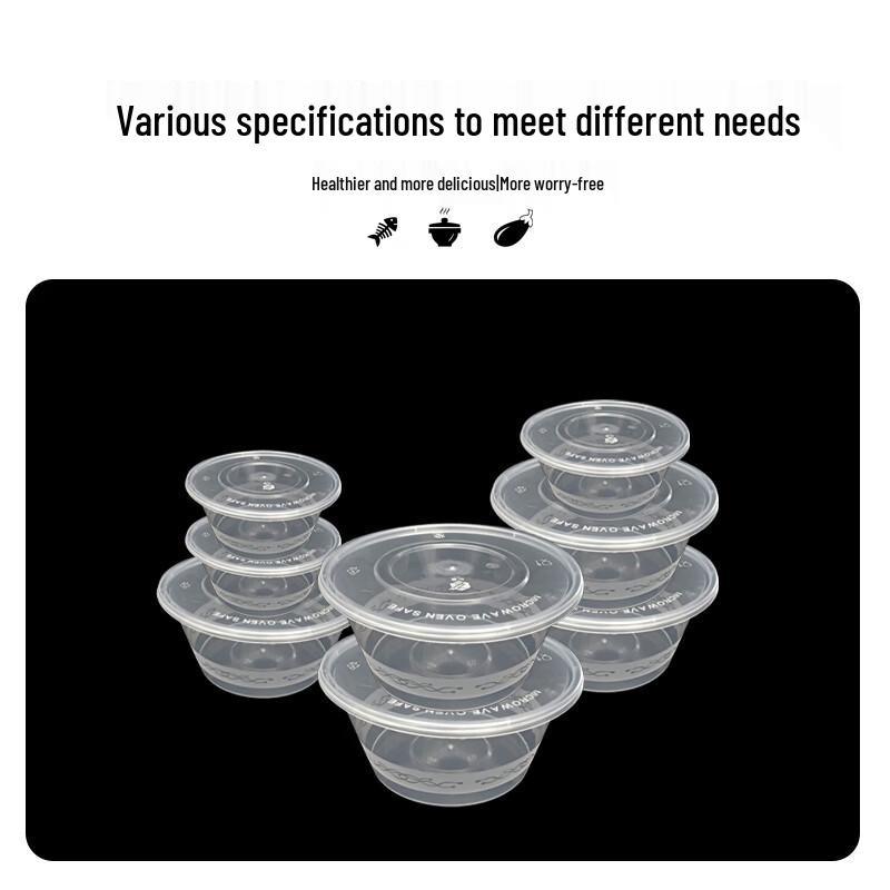 ZL 450ml Round Disposable Microwaveable Food Container