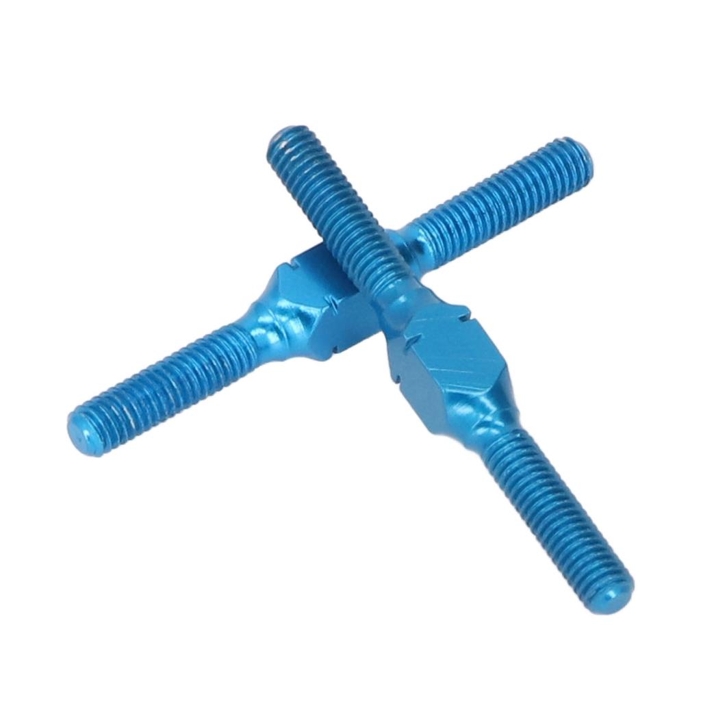 1 Pair RC Turnbuckle Shaft High Strength Lightweight Aluminum Alloy Turnbuckle Shaft for XV02 XV01