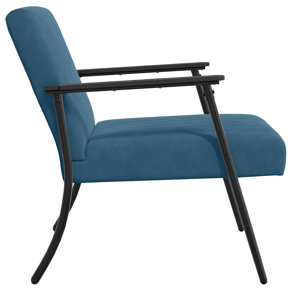 Armchair Blue 59 x 75 x 78 cm Velvet