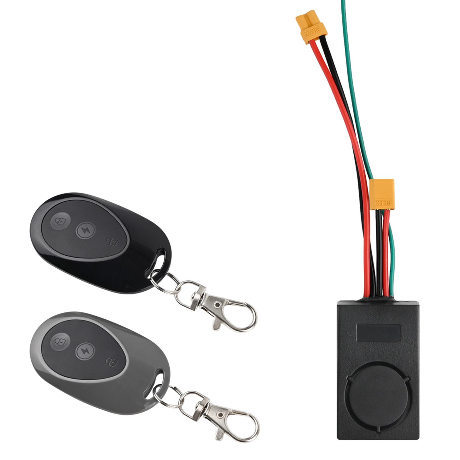 Electric Bike Anti Theft System One Touch Start Electric Bike Alarm Anti Theft Device Compatible For  M365/ Nunbo MAX G30 XT60 MAX-G30