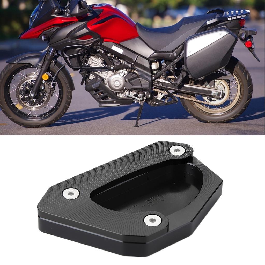 Motorcycle Kickstand Extension Stand Support Plate Aluminium Alloy Replacement for V STROM 650XT DL650 20042020