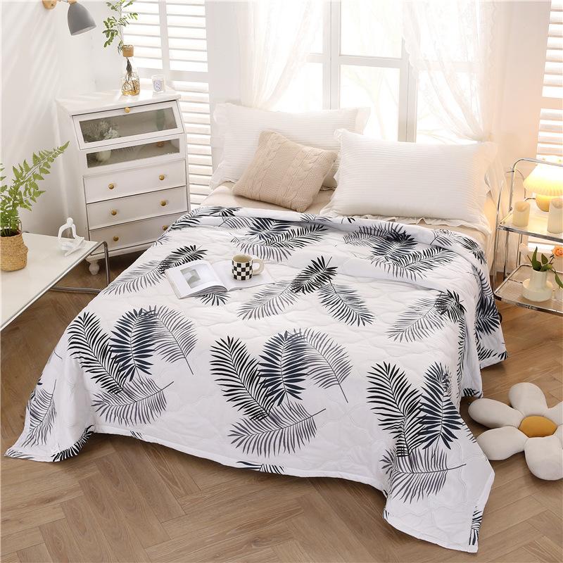 Water Air Cotton Conditioning Washed Summer Blanket For Single And Double Person Summer Blanket For Children And Adults