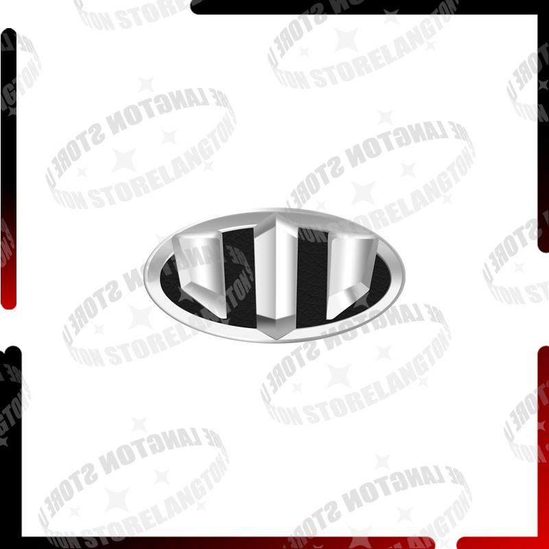 

For Sorento Sportage K5 K9 Stinger K3 K2 Elantra I30 I20 Emblem Car Front Badge 3D Steering Wheel Wheel Hub Sticker Tail Decals