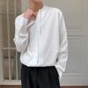 Vintage Solid Color Casual Loose Shirt