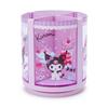 Sanrio Porta-Canetas Kuromi para Animal de Estimação de Maquiagem 213179 Suporte, Roxo, Plástico, Rotação de 360 Graus, Cosméticos, Pincéis, Tule, Personagem,