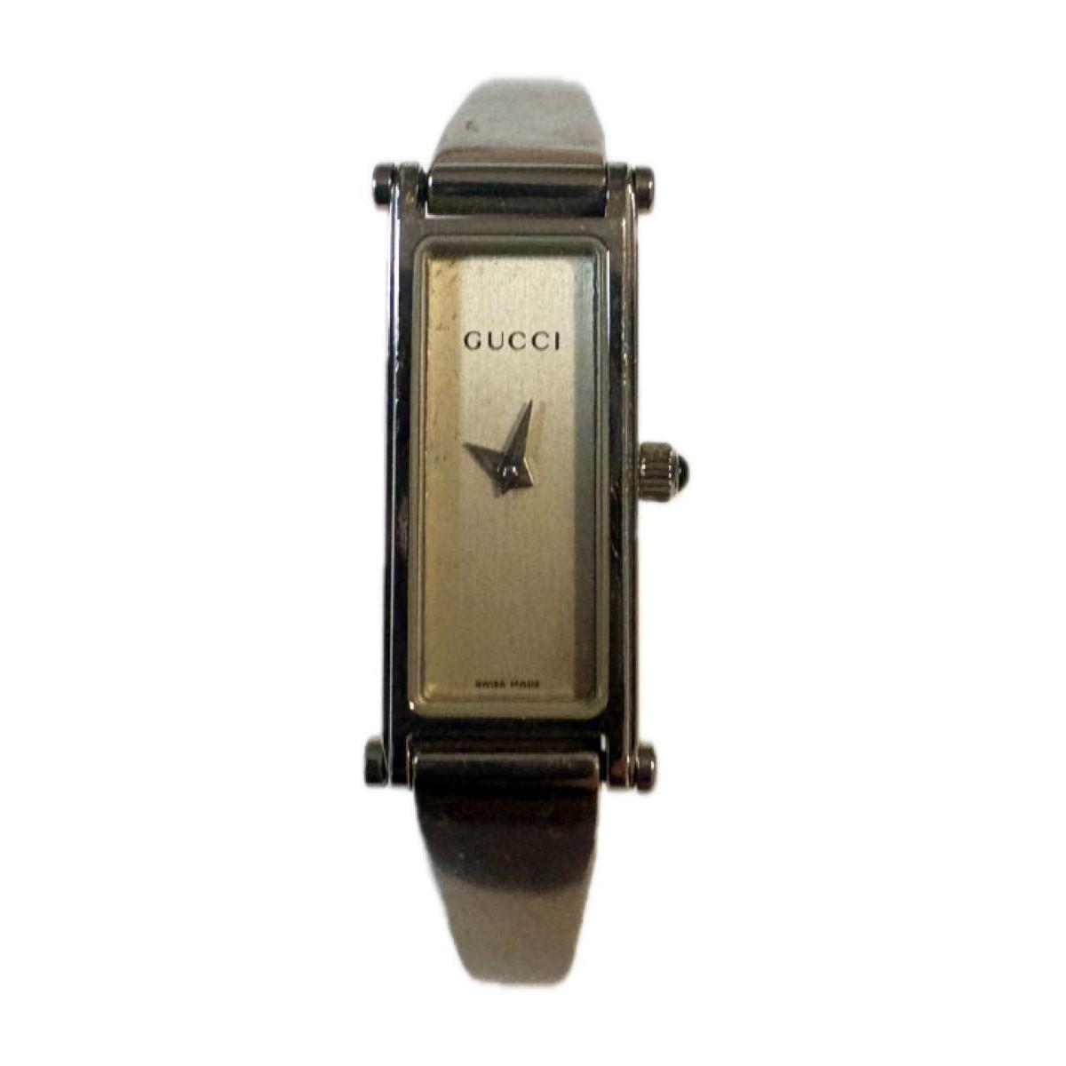 Used GUCCI 1500L bangle watch ladies watch silver