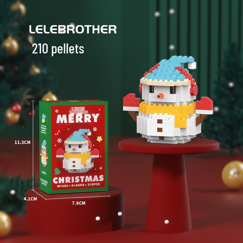 LEGO-Compatible Christmas Tree Reindeer Santa Micro Block Toy - Free Shipping