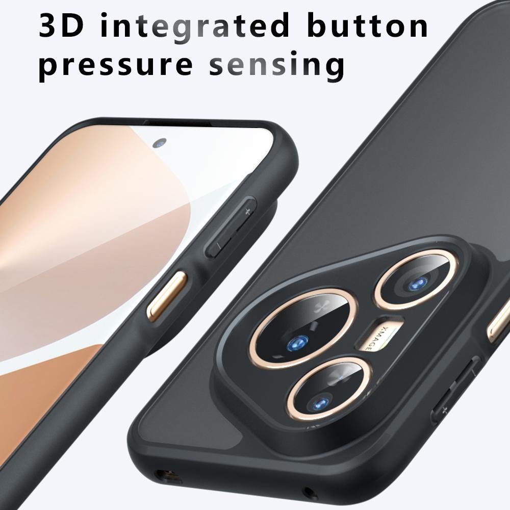 for HUAWEI Pura 80 Pro + Shockproof Matte Phone Case Acrylic Bumper Soft Cover for HUAWEI Pura 80 Ultra Clear Shell Funda