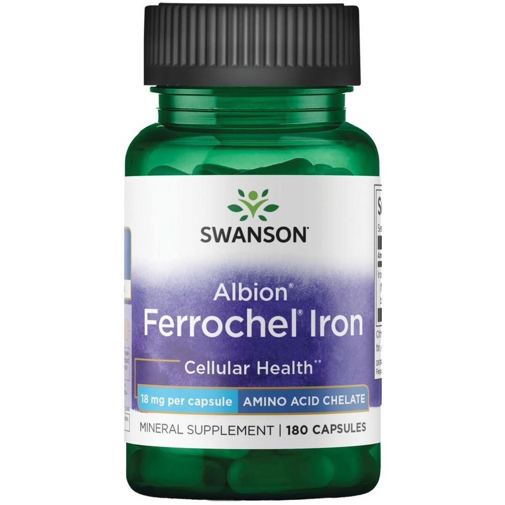 Swanson Ultra Ferroshell Iron 18mg Capsules 1 Pcs 180 Tablets
