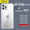 HOLDZU Airbag Transparent Frosted iPhone Case