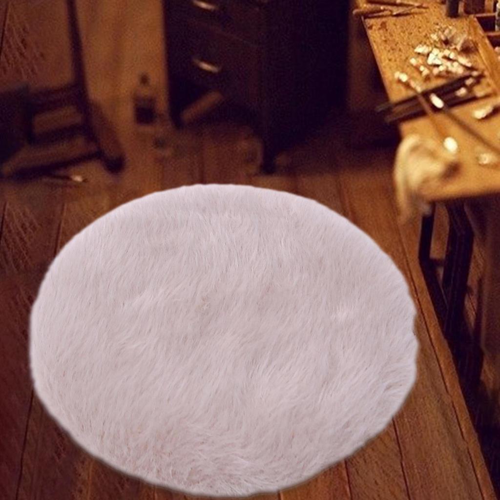 1/12 Miniature Plush Carpet Micro Landscape Furniture Accessories Dollhouse Area Rug Simulation