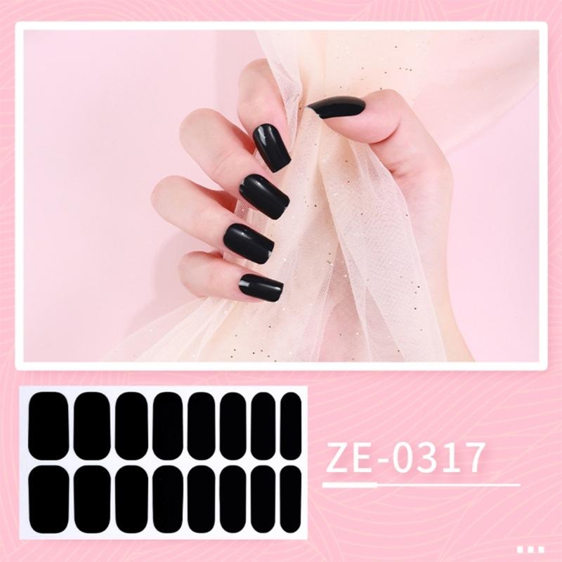 Nail Polish Sticker Nail Strips Nail Polish Art Stickers Wraps Sticker Nails for Women Girls Decorations Birthday Party
