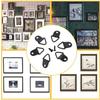 100 Pack Picture Hangers with Screws,Small Triangle Ring,D Rings for Clock, Decoration, Mirror, Paintings, Artwork Picture Frame