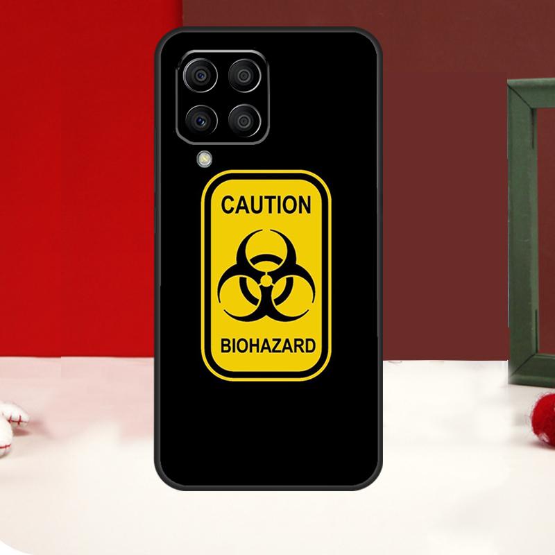 Biohazard Symbol Logo Case For Samsung Galaxy M14 M34 M54 M13 M53 M56 M52 M32 M16 M11 M21 M31 M35 M12 M15 M36 M55